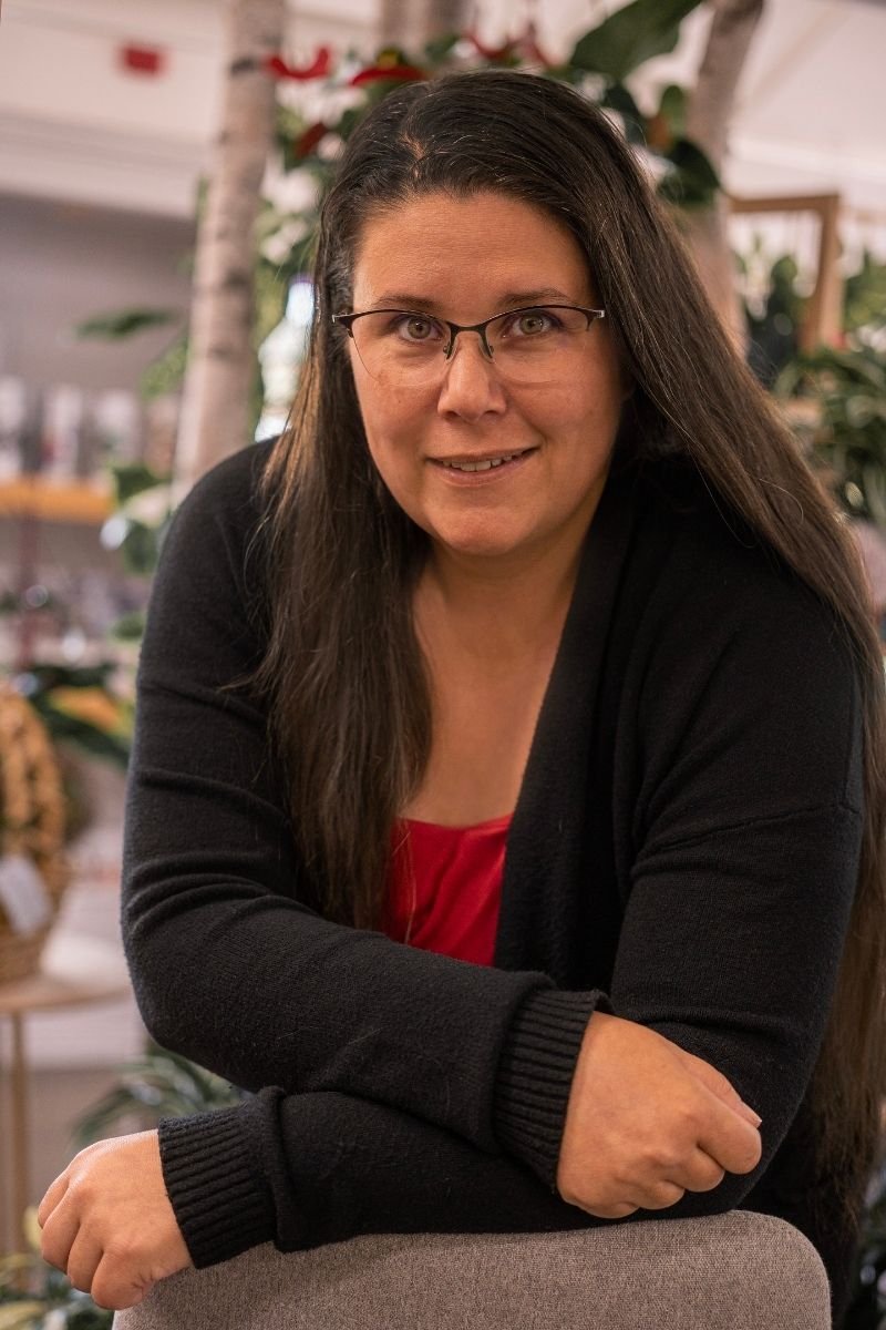 Catherine propriétaire de Création Catouille à Sainte-Claire